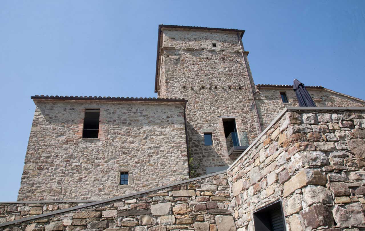 East Terrace of Torre di Moravola