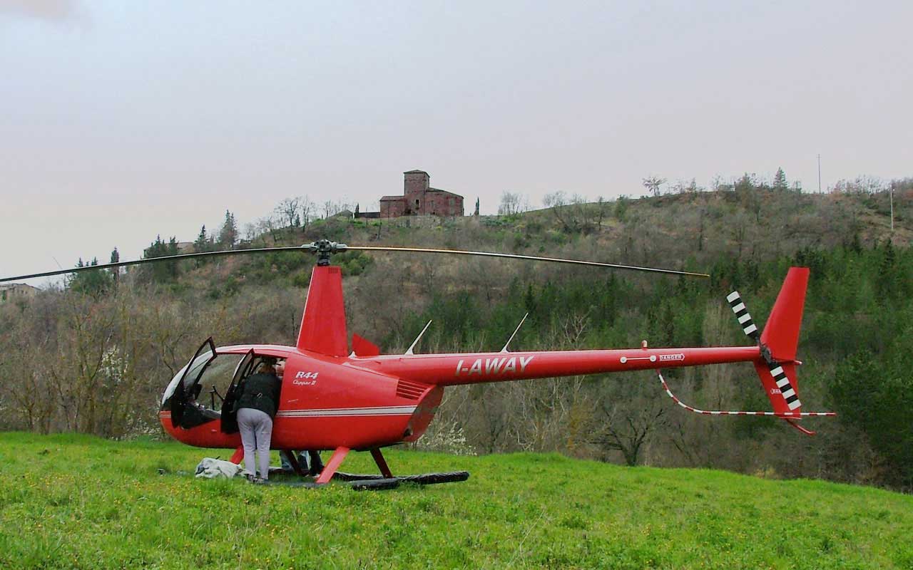 Torre di Moravola from air